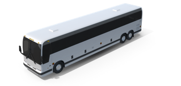 Barons Bus 3D Rendering