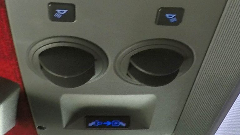 barons bus our fleet interior above seat vents